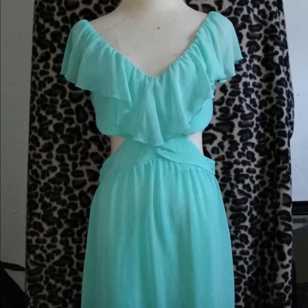 Teal Blue Dress